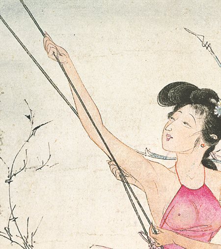 留坝县-胡也佛的仕女画和最知名的金瓶梅秘戏图